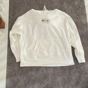 White mens champion sweatshirt